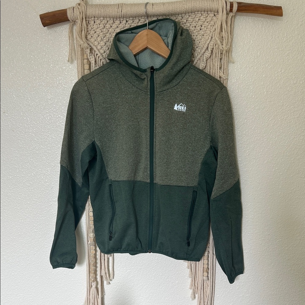 REI Kids' Green Jacket large 14/16